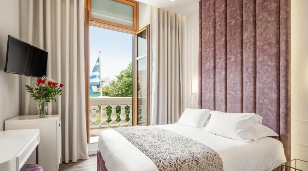 Romantic Double Room with Balcony at Bella Venezia Hotel