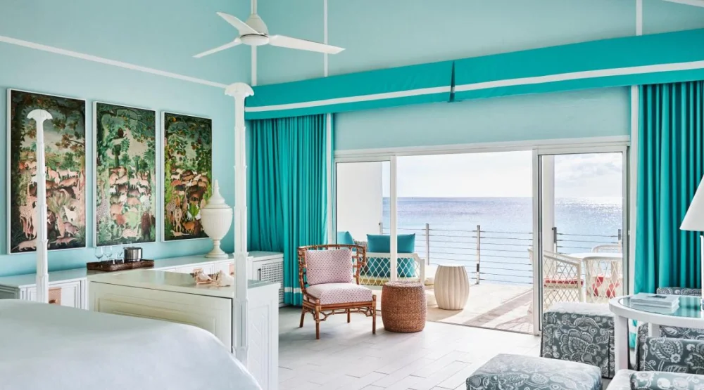 Beach Front Premium King at Malliouhana, Auberge Resorts Collection