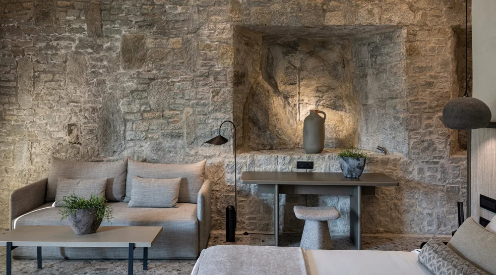 Stone Suite with Private Pool and Garden View at Aeonic Suites & Spa