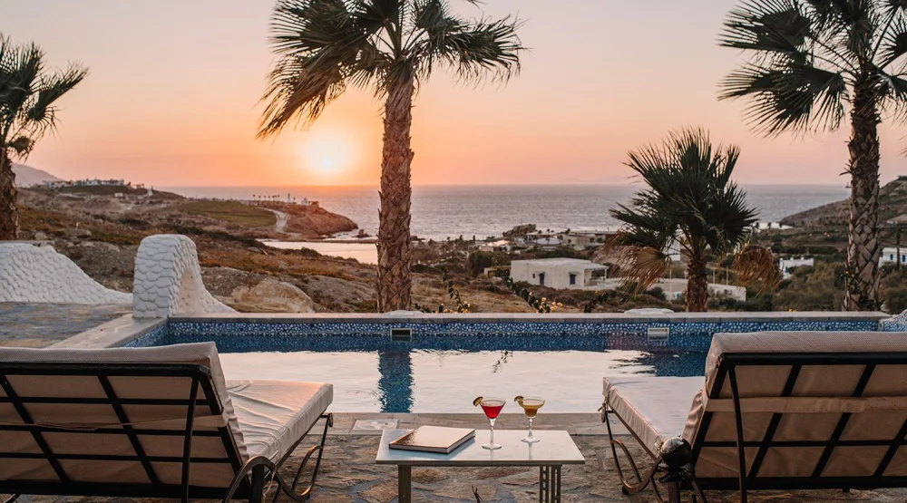 Three - Bedroom Villa Sea View with Private Pool at Agalia Luxury Suites