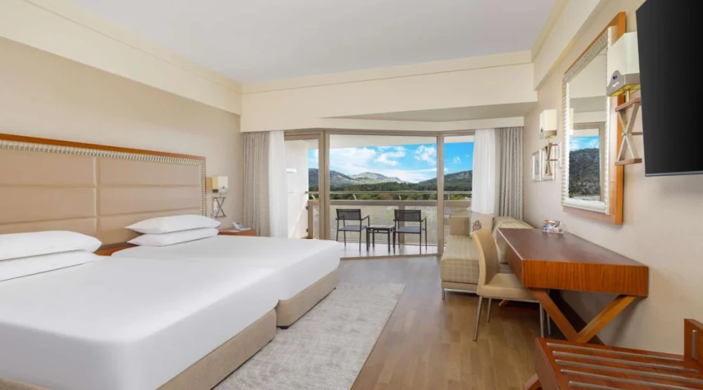 Twin Room with Garden View at Hilton Dalaman Sarigerme Resort & Spa