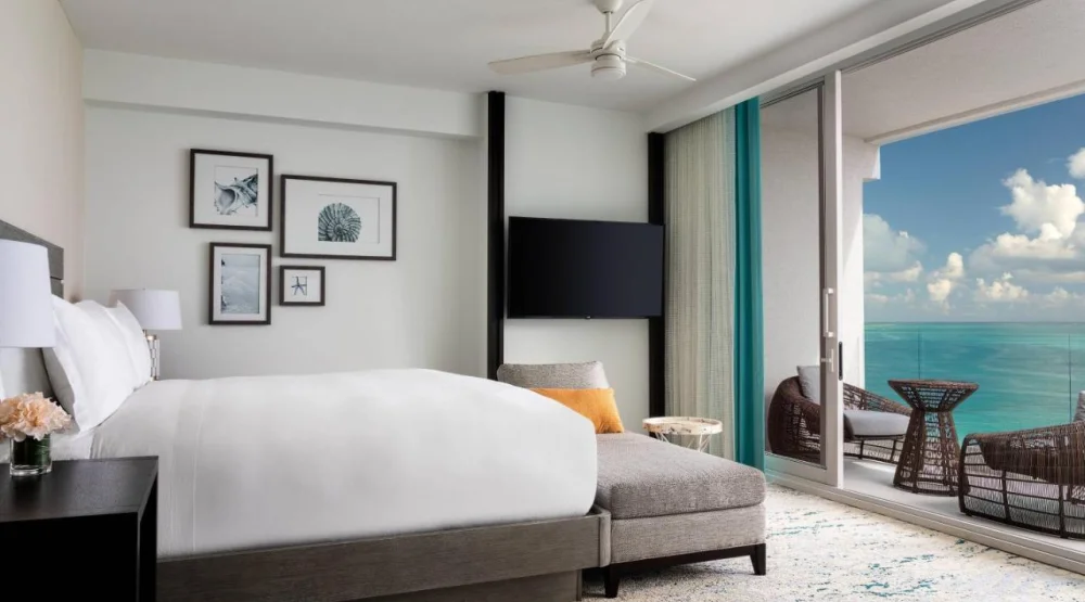 Junior King Suite with Balcony - Club Level at The Ritz-Carlton Turks & Caicos
