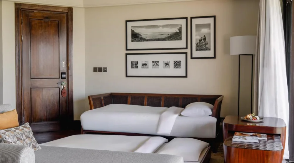 Terrace Suite King Bed at Four Seasons Safari Lodge Serengeti