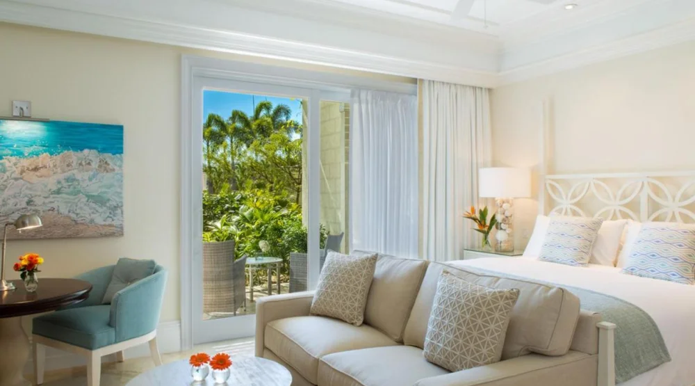 Double Junior Suite Garden View at The Shore Club Turks & Caicos