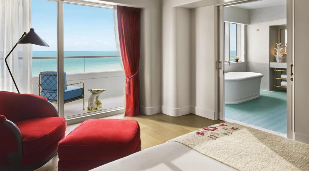 Corner King Suite with Premier Oceanfront View at Faena Hotel Miami Beach