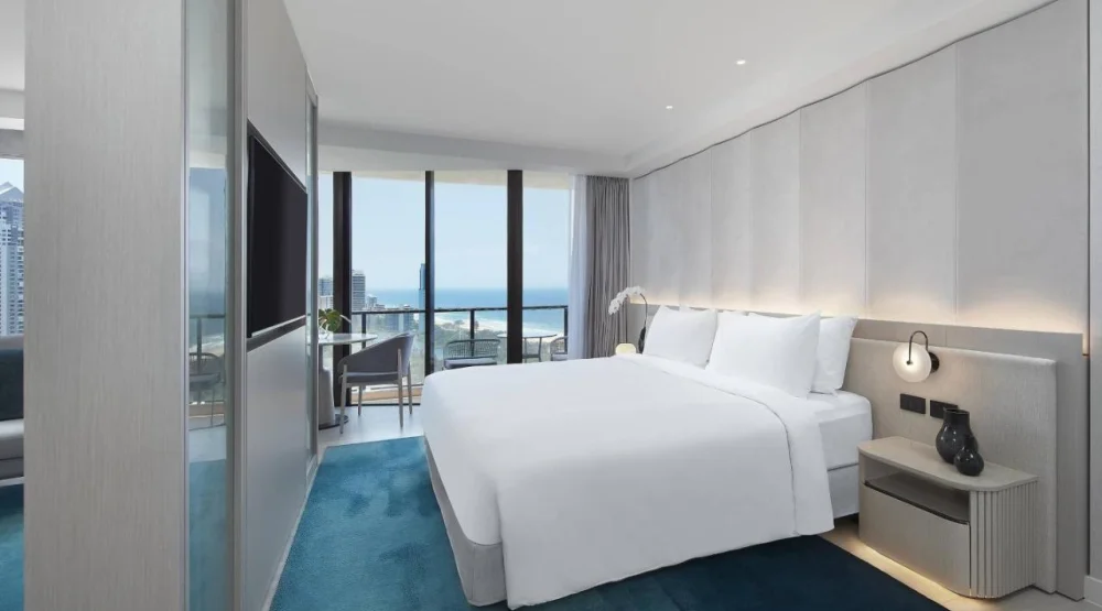 Corner Junior Suite with Ocean View and Balcony at JW Marriott Gold Coast Resort & Spa