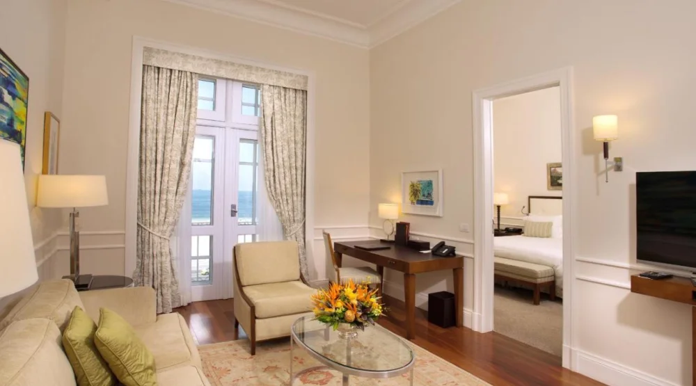 One Bedroom Ocean View Suite at Copacabana Palace, A Belmond Hotel