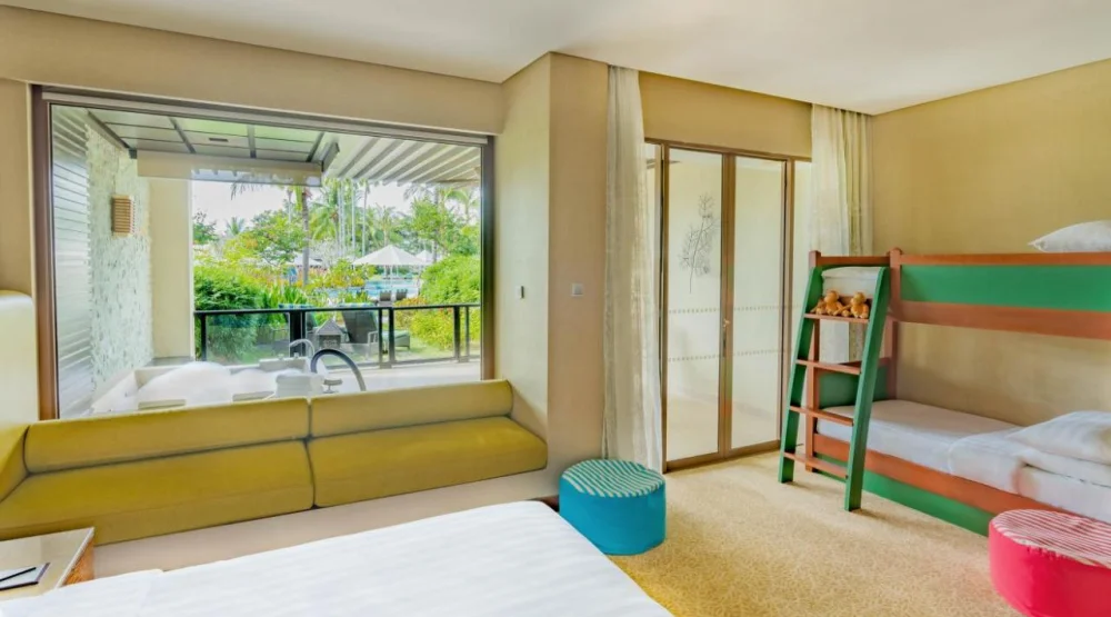 Ocean Wing Junior Suite Family Room at Shangri-La Rasa Ria Kota Kinabalu