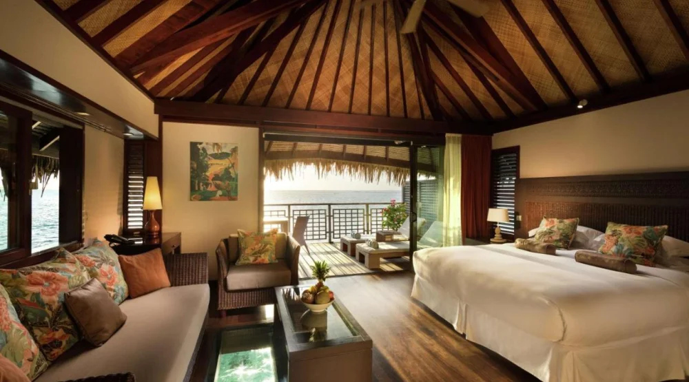 King Overwater Bungalow with Panoramic View at Hilton Moorea Lagoon Resort & Spa