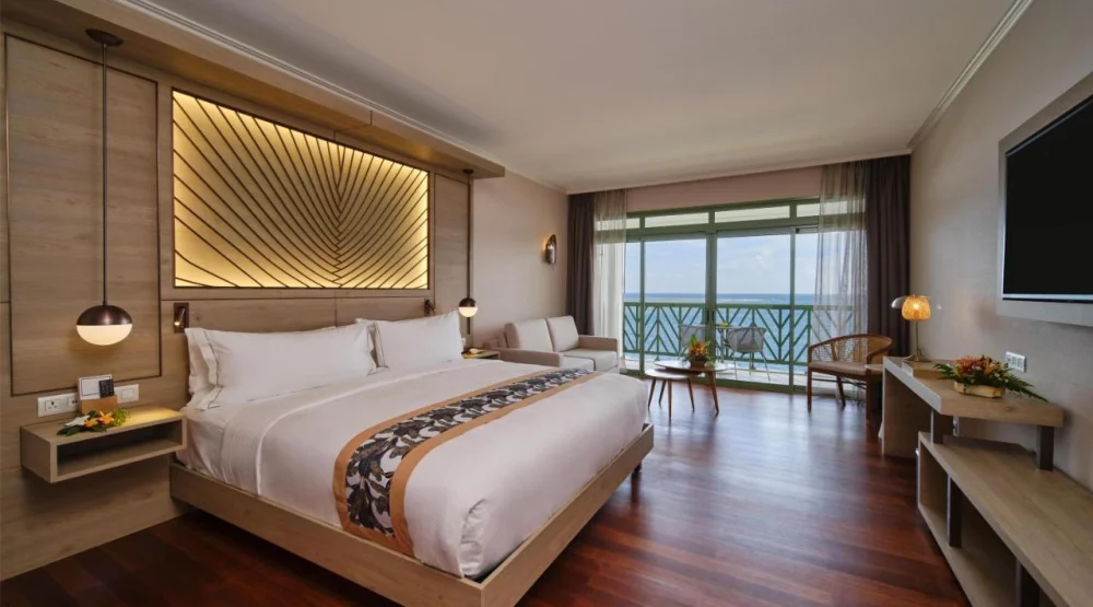 King Room with Ocean View at Hilton Hotel Tahiti