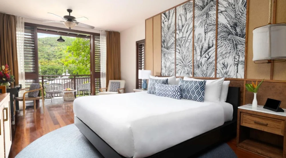 Resort View Junior Suite King Bed at Zoetry Marigot Bay St Lucia
