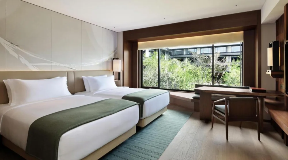 Garden Room (twin) at Hotel The Mitsui Kyoto, A Luxury Collection Hotel
