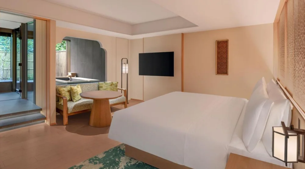 Open Air Deluxe King Room with Garden View at Shisui, A Luxury Collection Hotel