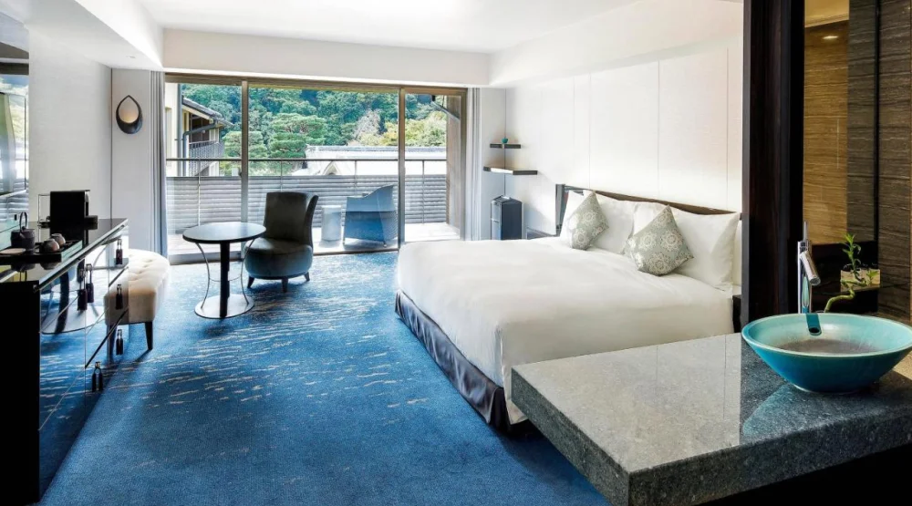 Tsukinone, Guest Room, One King, Arashiyama View, Mid Floor at Suiran, A Luxury Collection Hotel