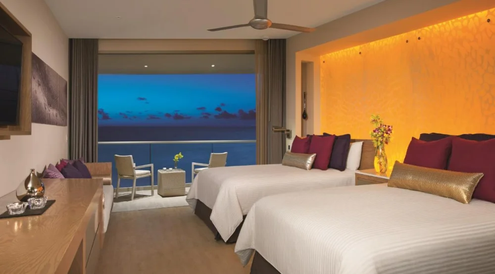 Xhale Club Junior Suite Ocean View Double at Breathless Riviera Cancun Resort & Spa