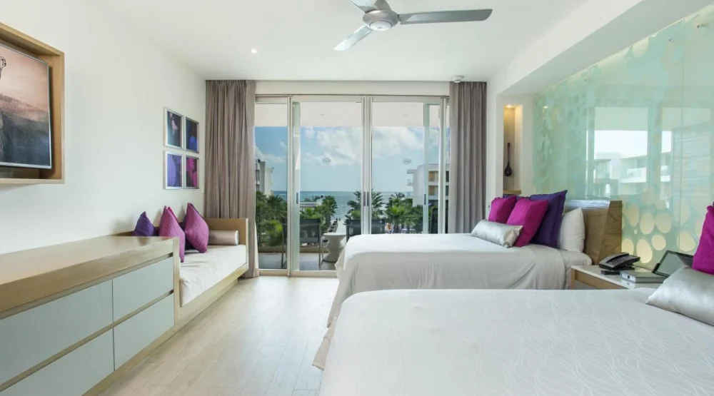 Xcelerate Junior Suite Ocean Front Double at Breathless Riviera Cancun Resort & Spa