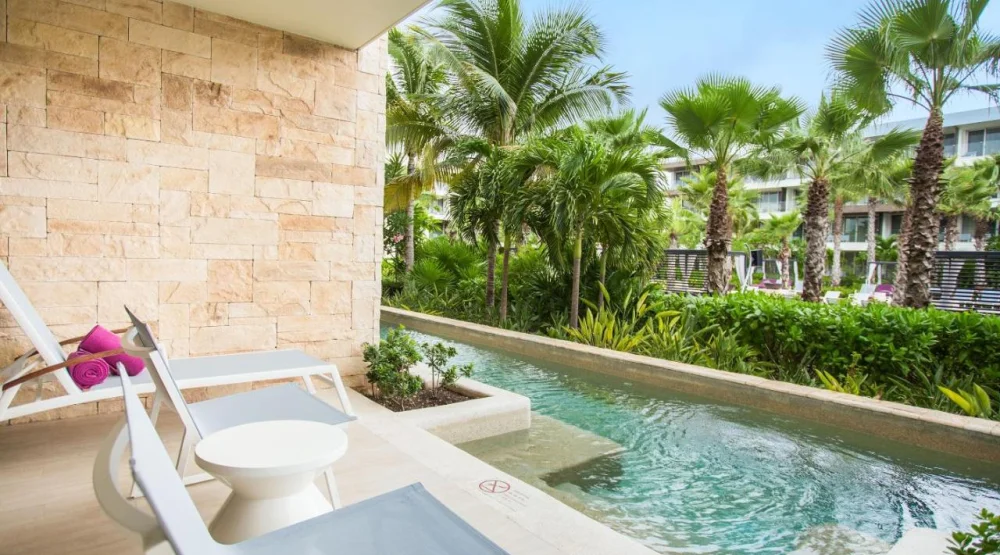 Xcelerate Junior Suite Swimout Tropical View Double at Breathless Riviera Cancun Resort & Spa