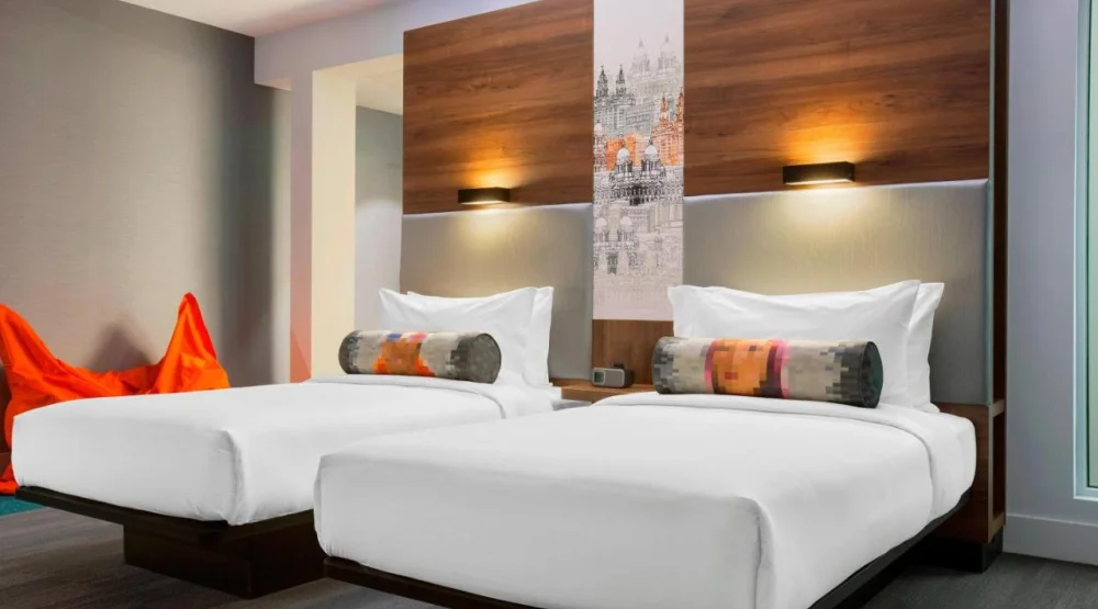 Aloft Twin Room at Aloft Liverpool