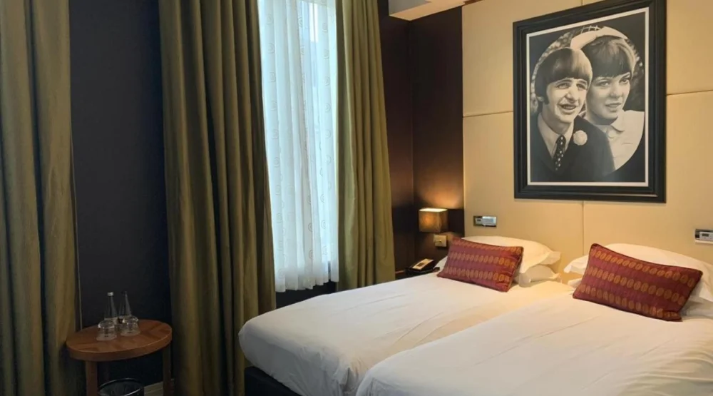 Classic Twin Room at Hard Days Night Hotel Liverpool