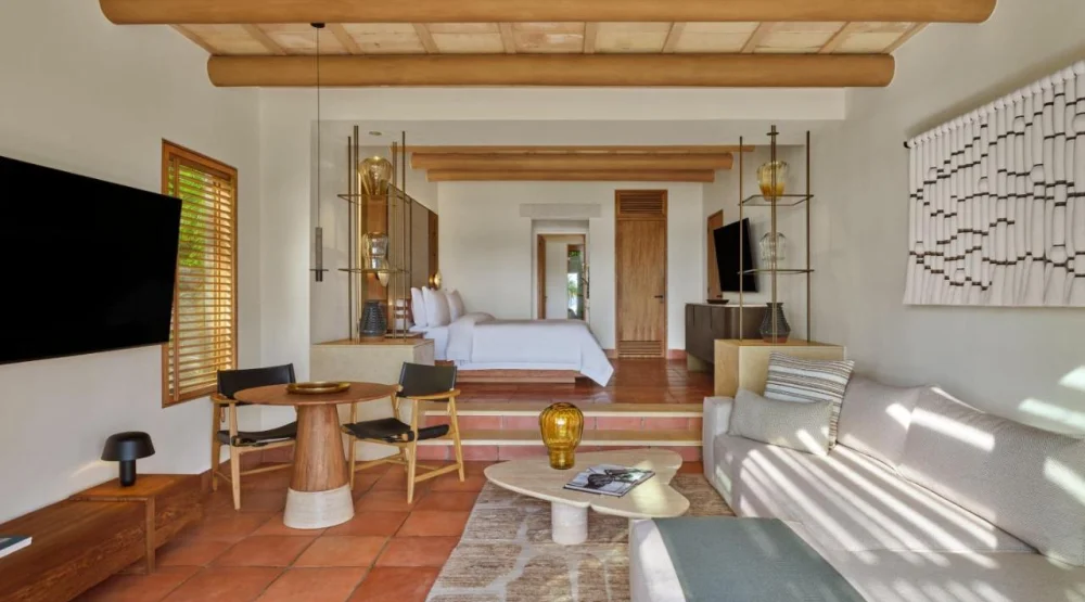 Junior Suite Garden View, Junior Suite, One King, Garden View at The St. Regis Punta Mita Resort