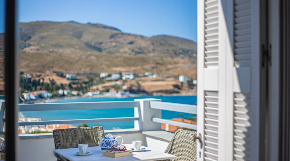 Grande Sea View Suite with Private Terrace at Micra Anglia Hotel & Spa