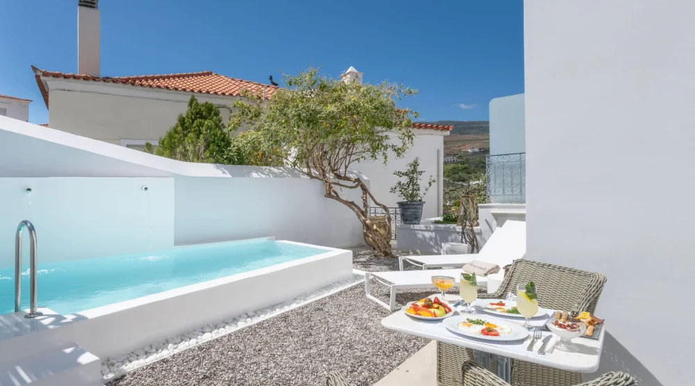 Two Room Suite with Private Pool at Micra Anglia Hotel & Spa