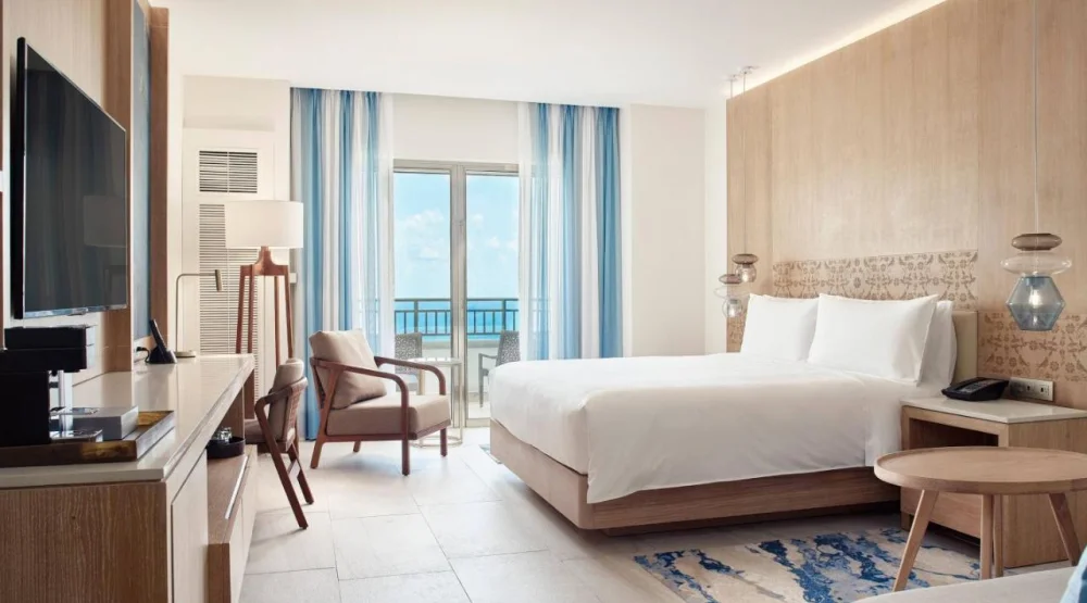 Ocean View Deluxe King with Balcony at JW Marriott Cancun Resort & Spa