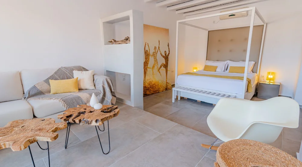 Deluxe Room with Partial Sea View at Pylaia Boutique Hotel & Spa