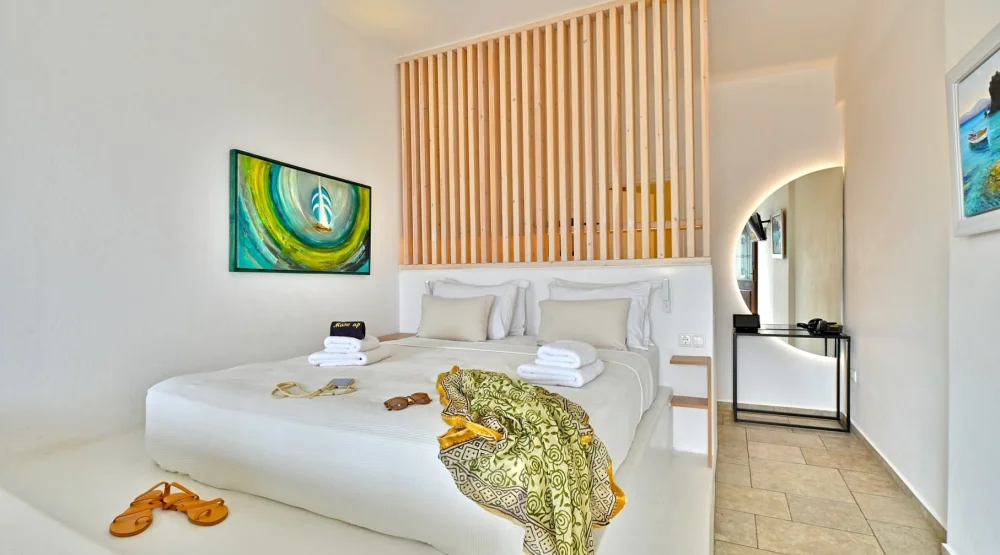 Deluxe Triple Studio with Sea View at Kallichoron Art Boutique Hotel