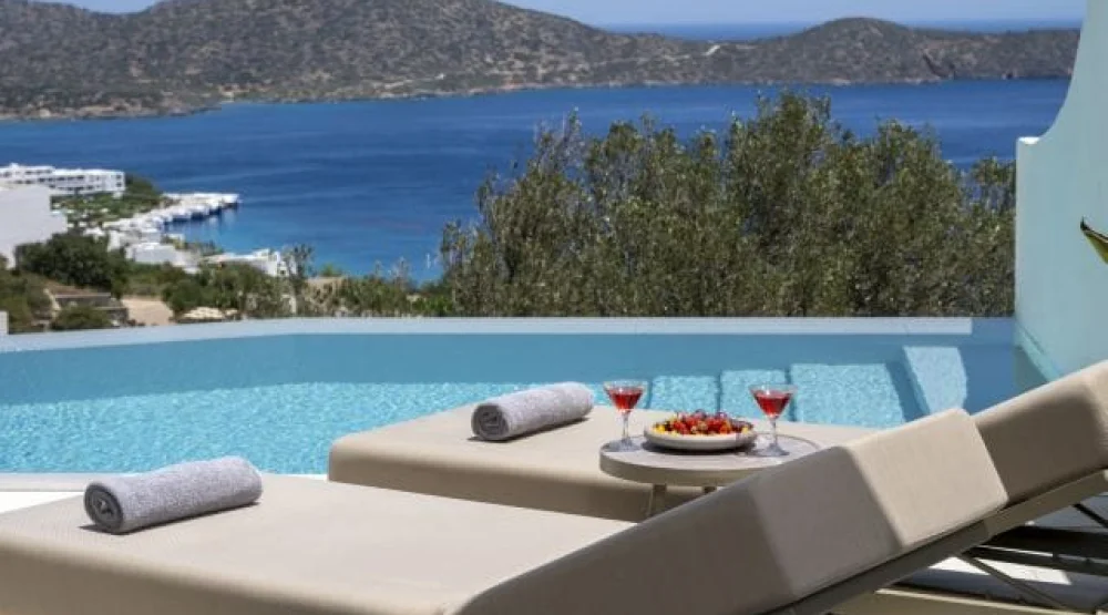 One Bedroom Serenity Suite | Private Pool & Sea View at Elounda Gulf Villas