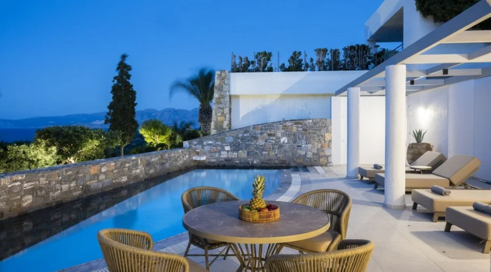 Two Bedroom Elounda Pool Villa | Sea View at Elounda Gulf Villas