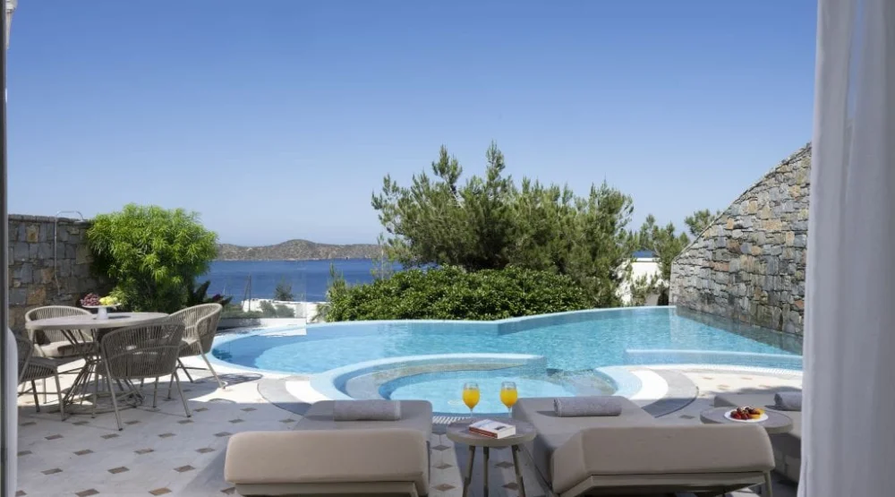 Two Bedroom Executive Spa Villa | Private Pool & Sea View at Elounda Gulf Villas