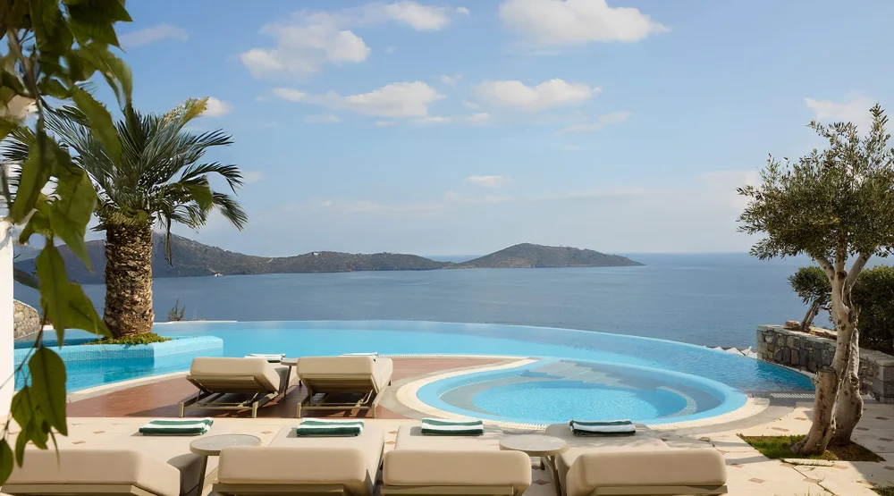 Three Bedroom Presidential Spa Villa | Private Pool & Sea View at Elounda Gulf Villas