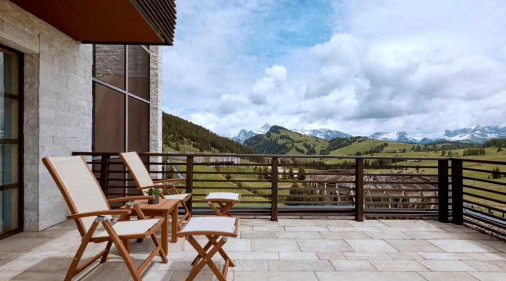 Superior Double Or Twin Room with Terrace at COMO Alpina Dolomites