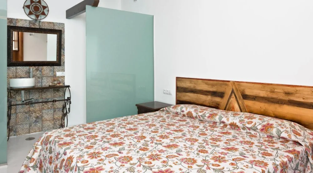 Deluxe Double Room with Side Sea View at Finca Isolina Hotel Boutique