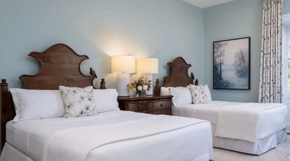 Queen Suite with Two Queen Beds - John Wesley Suite at Hamilton-Turner Inn