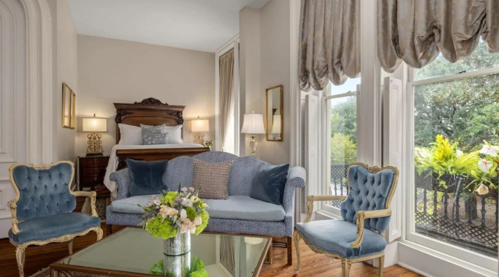 Queen Suite - James Oglethorpe Suite at Hamilton-Turner Inn