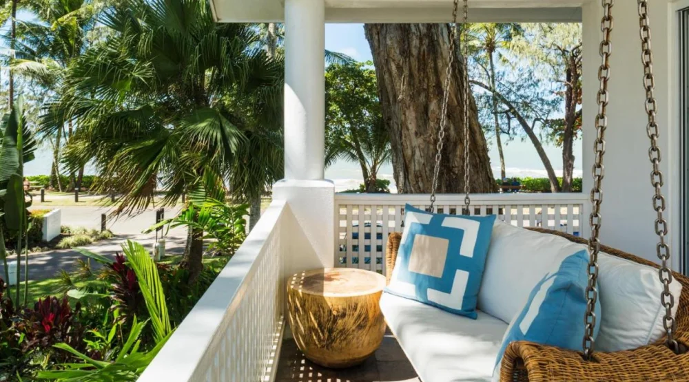 Brigadier Studio with Large Spa Bath, Couples Swing, Balcony at The Reef House Adults Retreat