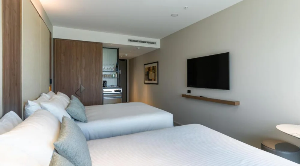 Queen Bed Room at Oval Hotel at Adelaide Oval