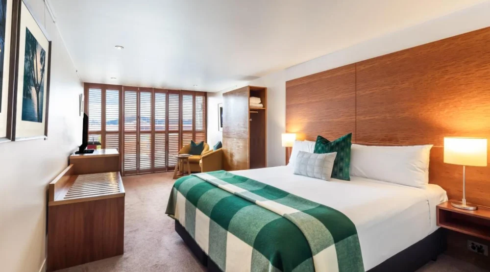 Deluxe Double Room with Spa Bath at The Henry Jones Art Hotel