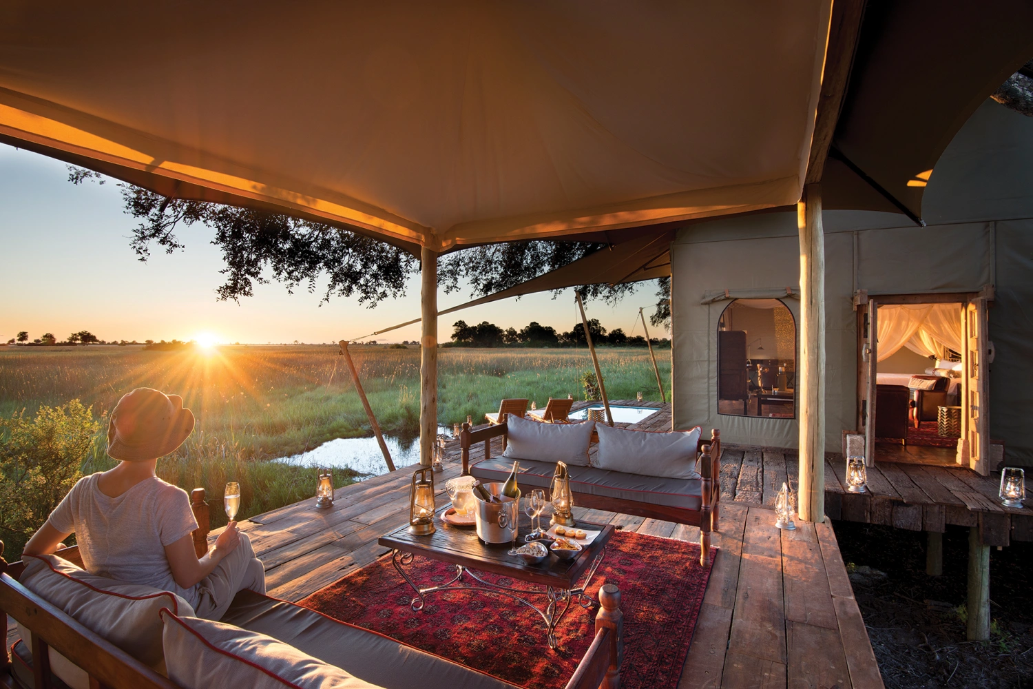 Duba Plains Camp