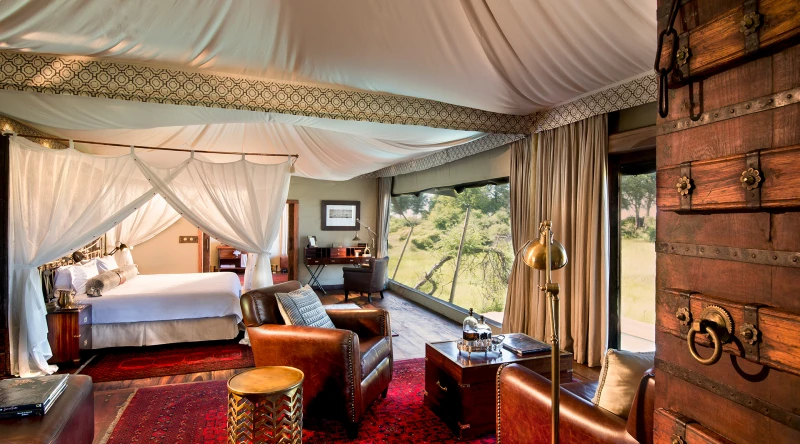 Guest Suite at Duba Plains Camp