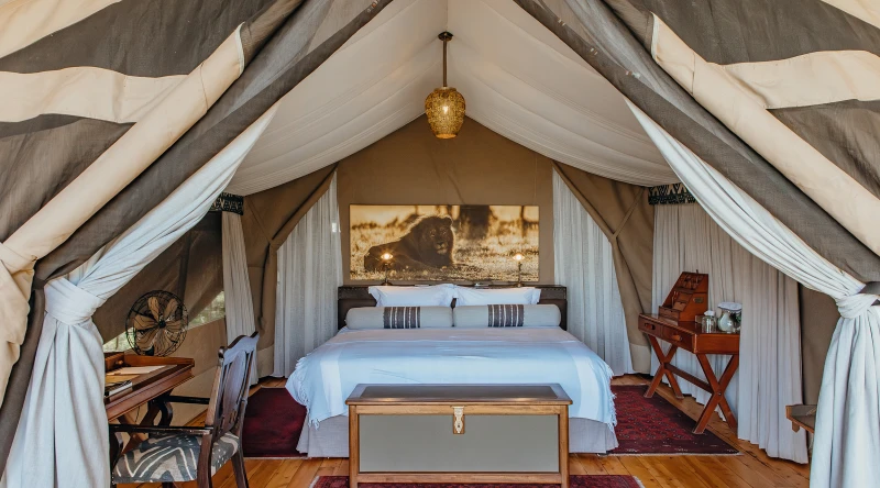 Guest Tent at Mara Expedition Camp