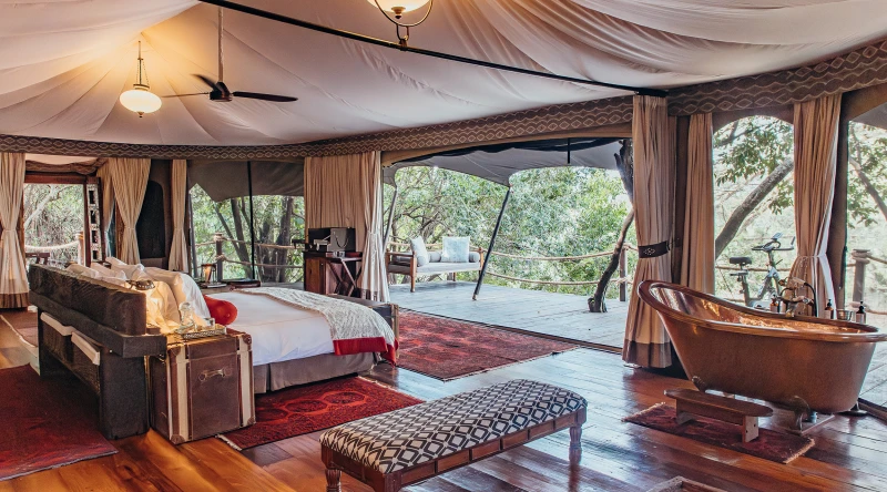 Guest Suite at Mara Plains Camp