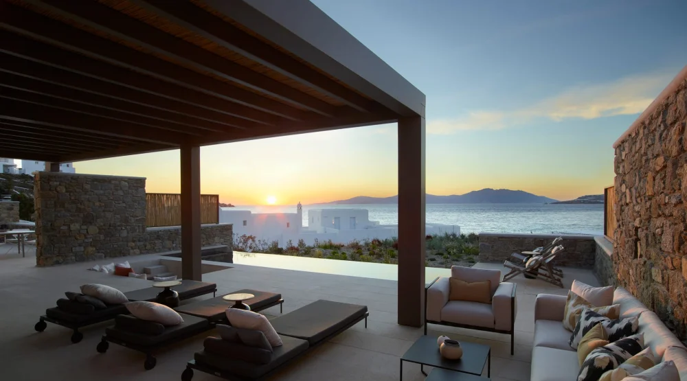 Honey Moon One Bedroom Villa Sea View with Private Heated Pool at Bonzoe Suites & Villas