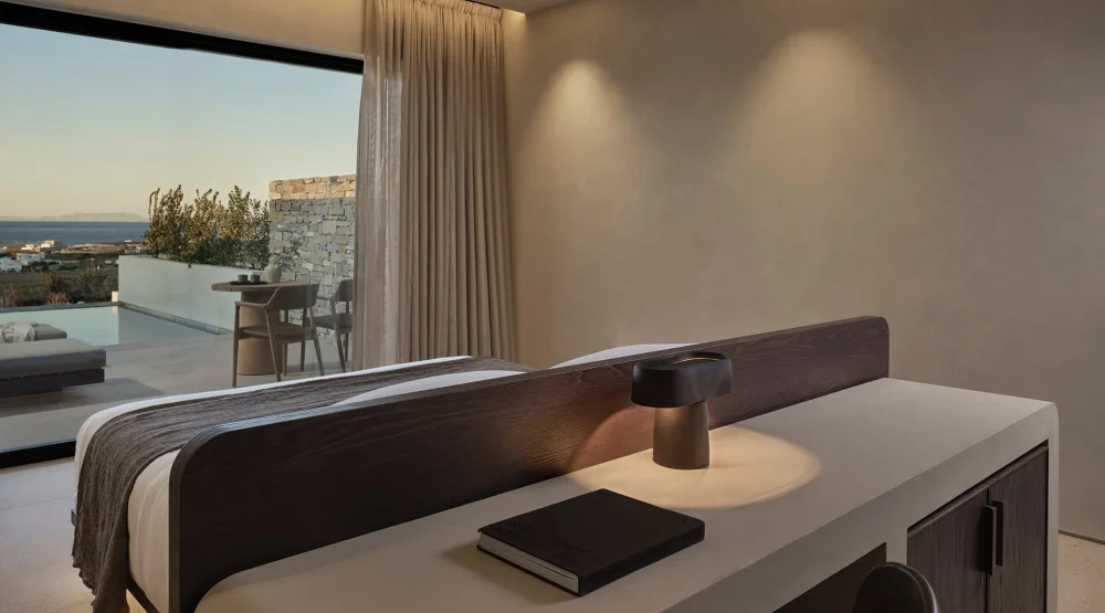 Grand Terrace Suite Private Pool Sea View at Orosea Paros, Autograph Collection