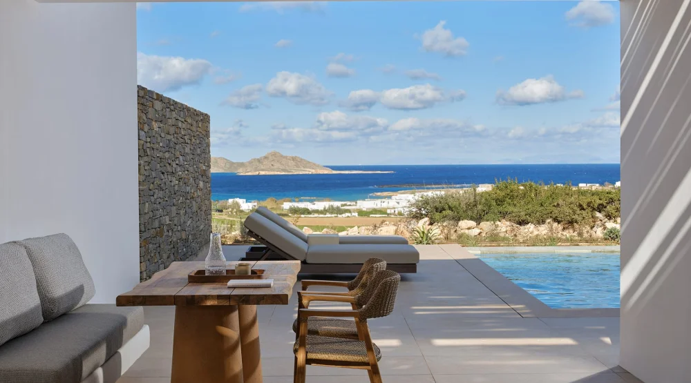 Estate Suite Private Pool Sea View at Orosea Paros, Autograph Collection