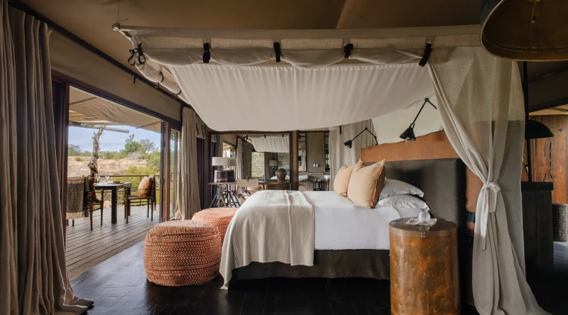 Tented Suite at Mwiba Lodge