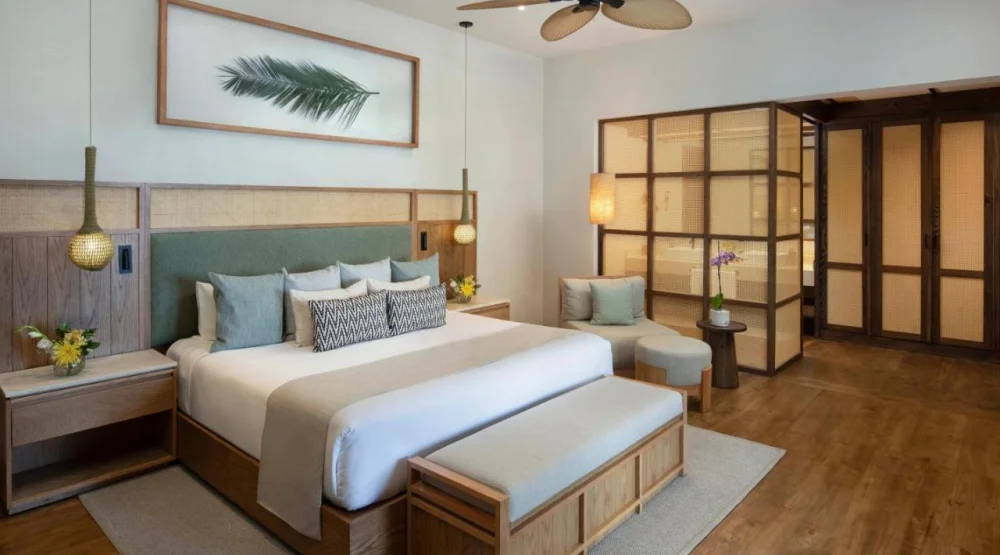 Junior Suite Ocean Front King at Zoetry Agua Punta Cana