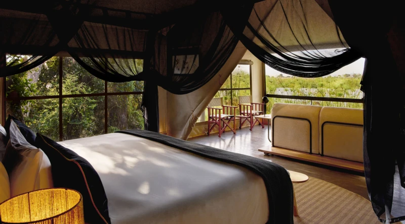 Luxury Tent at Xugana Island Lodge